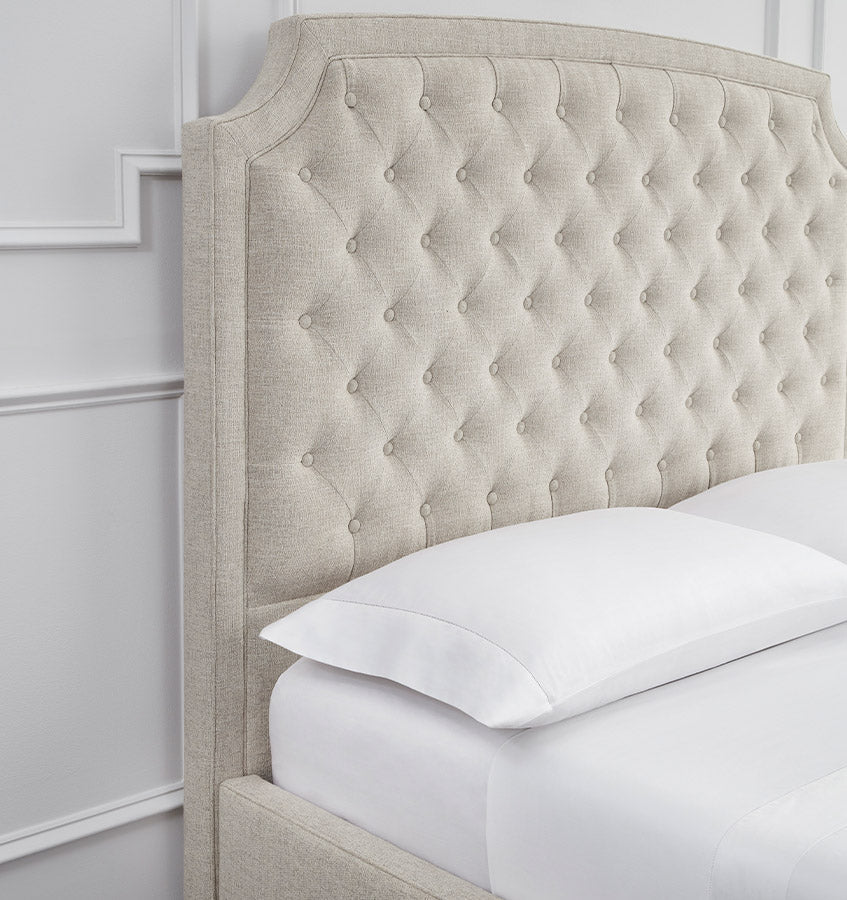 Ashville Upholstered Bed with Footboard