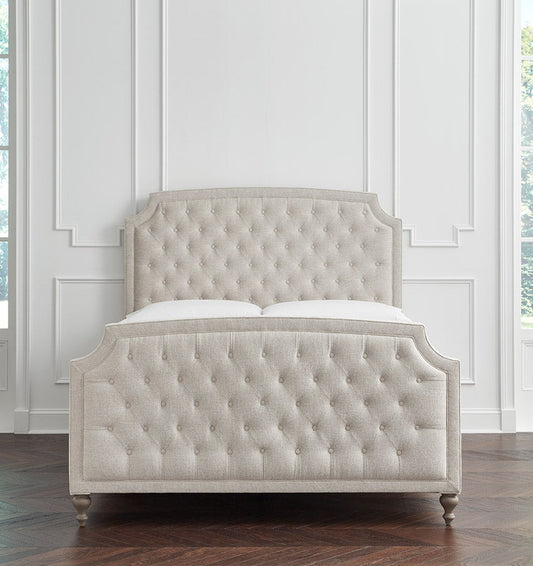 Ashville Upholstered Bed with Footboard