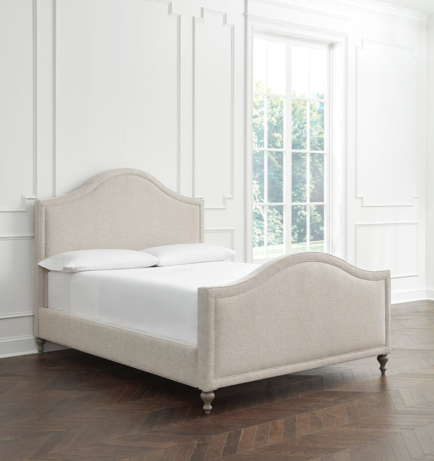 Charlotte Upholstered Bed with Footboard