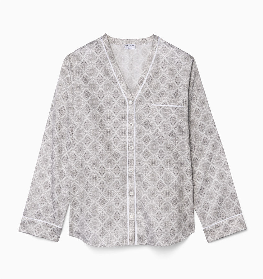 Ravenna Long Sleeve Buttoned Top