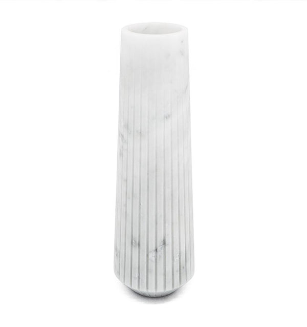 Fiammetta V Italian Marble Luni Vase