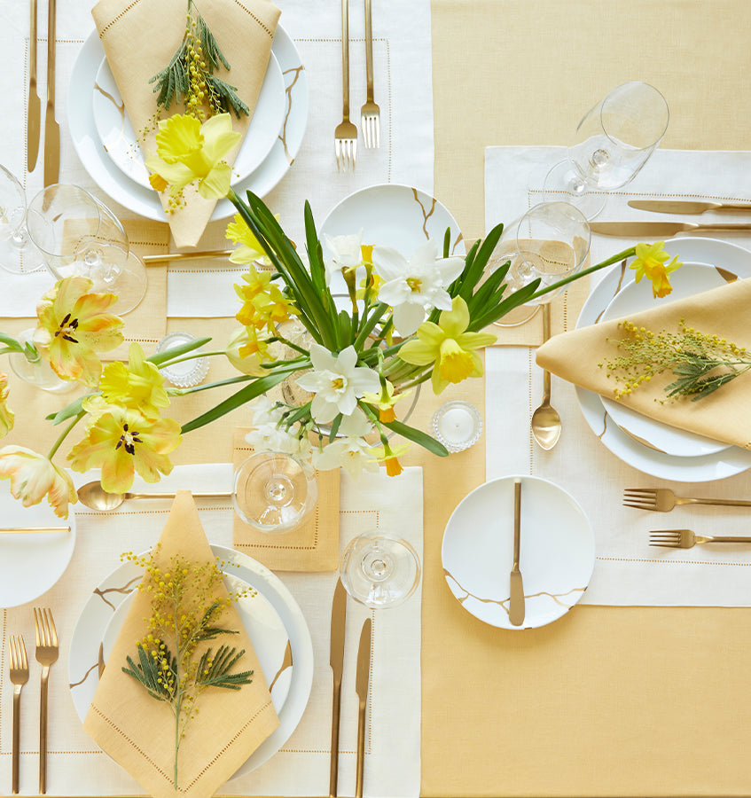 Festival Napkins in Warm Tones