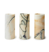 Fiammetta V Italian Marble Cylindrical Vase