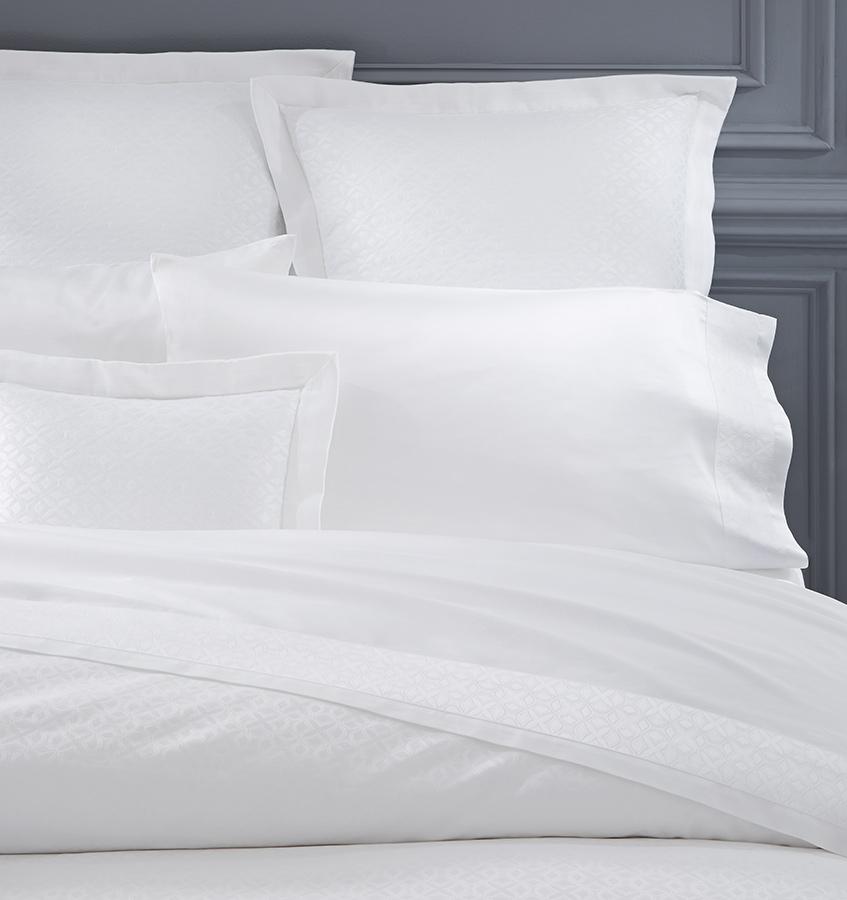 SFERRA Giza 45 Quatrefoil Pillowcases
