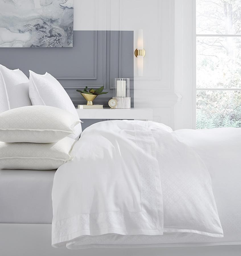 SFERRA Giza 45 Quatrefoil Pillowcases